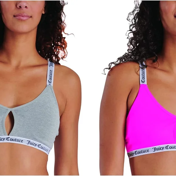 💞JUICY COUTURE BRAND NEW 2-PACK BRALETTE SIZE M - Picture 7 of 12